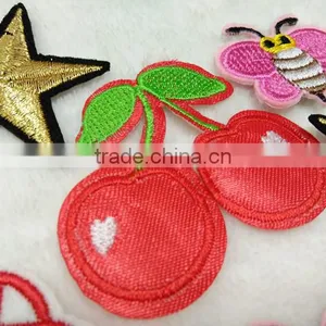 Custom Cheap Embroidery Patch Cute Cartoon Badges for Garments thumbnail-2