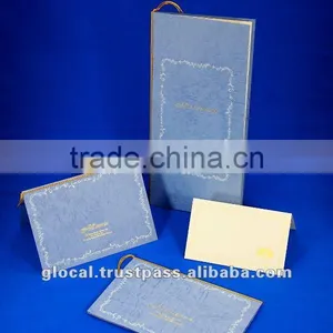 Japan Wedding Invitation Card 'REGEND BLUE' STOCKLOT thumbnail-1