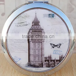 Cute Pocket Round Cosmetic Makeup Compact Travel Portable Mirror Multistyles thumbnail-1