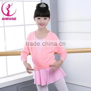 Wrap Knitted Ballet Crossover Leotard Coat Ballet Dance Sweater thumbnail-2