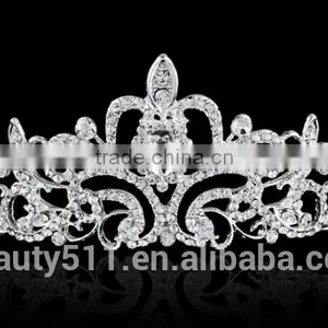 The Bride's Head is Decorated With a Diamond Wedding Accessories From the us and Europe HG018 thumbnail-4