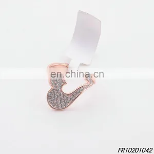 Dainty Crystal Ring Engagement Ring Gold Ring thumbnail-6