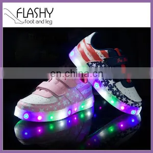 Wholesale Kids Shoes Children's Yeezy Glowing Shoes 2016 thumbnail-1