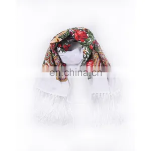 TOROS 2017 Womens Fashion Print Flower Scarves thumbnail-1