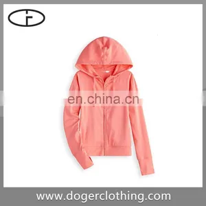 Nice Design Good Quality Women Excersize Zipper Hoodie for Sale thumbnail-1