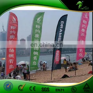 2015 Hot Cheap Large Custom Advertising Beach Flags for Sale thumbnail-2