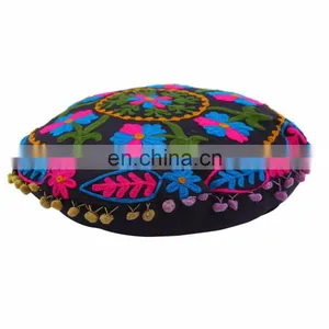 Indian Cushion Cover Suzani Pillows Vintage Decorative Home Decor Boho Folokar thumbnail-2
