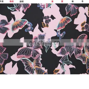 Wholesale Custom-Made Printed 60*60 90*88 Rayon Plain Fabric For Garment thumbnail-4