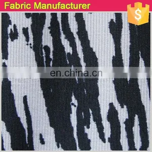 Latest Design DTY Fabric Children Shirt Fabric Black White Printed DTY Fabric thumbnail-6