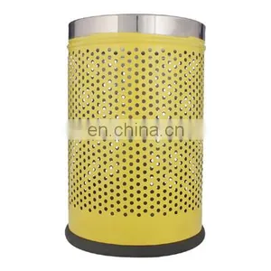 Steel Dustbin,stainless Steel Dustbin Perforated thumbnail-1