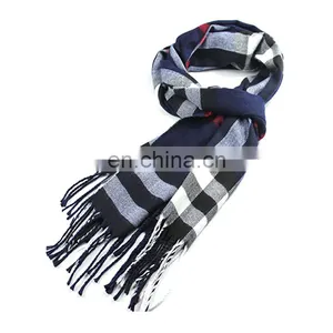 Spain Style Checked Design Fashion Brand Scarf thumbnail-6