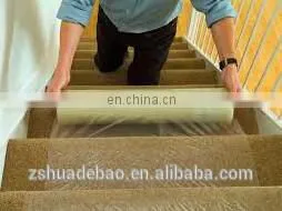 High Quality Safety Transparent PE Protective Jumbo Roll Cling Film Dust Remove thumbnail-3
