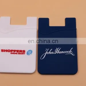 Custom Logo Mobile Phone Card Holder Adhesive Cell Phone Credit Silicone Card Holder For Phones thumbnail-5