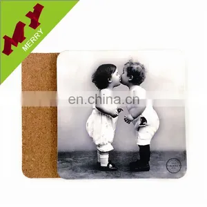 China Factory Outlet Blank Wood Coaster With Cork thumbnail-6
