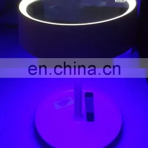 2017 Hot Sale Round Metal Standing Led Dressing Table Mirror Lights thumbnail-2