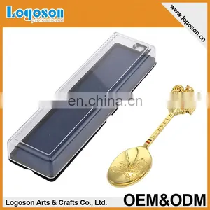 Customzied Logo Gift Box Package Logo Engraved Souvenir Spoon thumbnail-1