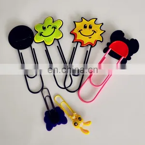 Plastic PVC Jumbo Clip and Mini Cartoon Paper Clip With Blister Card Packing thumbnail-2