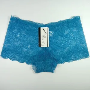 Yun Meng Ni Sexy Underwear Transparent Lace Women Boyshorts Mature Panty Lingerie For Women thumbnail-4