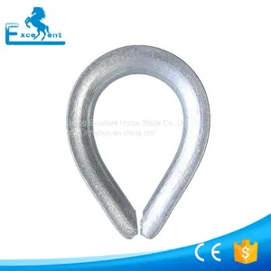 Hop Dip Galvanized Wire Rope Thimble BS464 thumbnail-1