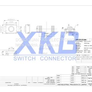 3.0X2.5 Belt Positioning Column Gravity Light Tact Switch Headset Wire Switch XKB Brand thumbnail-2