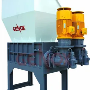 Two Shaft Shredder/Rotor Shear Machine/Granulator/Plastic Recycling Machine thumbnail-1
