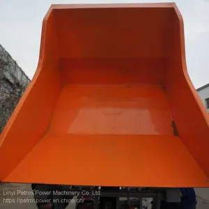Factory Supply Mini Crawler Type Gas Engine Dumper With Hydraulic Scissor Lifter thumbnail-4