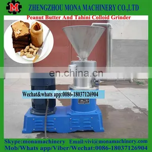 Automatic Continuous Sesame Cocoa Industrial Coconut Almond Shea Tahini Milk Peanut Butter Making Machine thumbnail-3