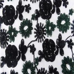 Ribbon 3d Embroidery Lace Fabric thumbnail-2