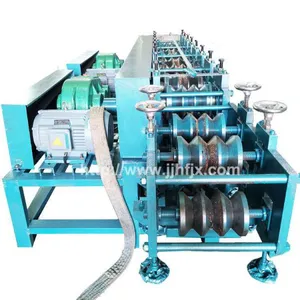 Round to Square Tube Roll Forming Making Machine thumbnail-2