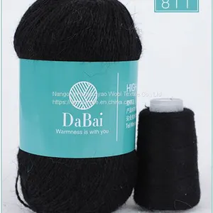 Sweater Materials Hand-knitted Blanket Long Hair Mink Wool Yarn thumbnail-3