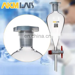 AKMLAB Customized Separatory Funnel 250ml With Plastic Stopper thumbnail-1
