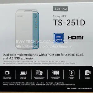 QNAP TS-251D 2GB SAN/NAS Storage System thumbnail-2