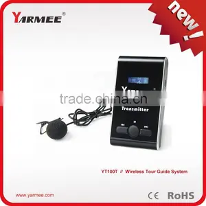 99 Channels Whisper Tour Guide System Digital Wireless Tour Guide Transmitter and Receiver YT100 thumbnail-5