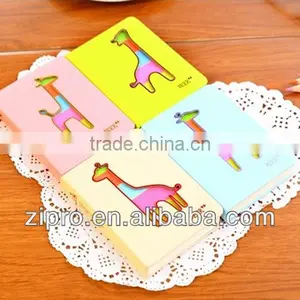 Pink/white/blue/white Notebook Paper Deer Notebook thumbnail-1