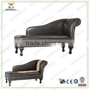 WorkWell High Quality PU Leather Dining Room Lounge Chair With Rubber Wood Legs Kw-D4175 thumbnail-1