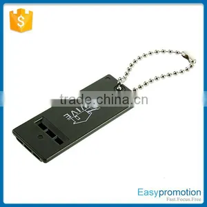 Custom Logo Plastic Whistle Keyring for Survival Wholesale Quality Choice thumbnail-2