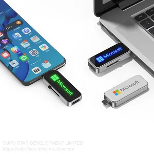 OTG Type C USB Stick With Lighting Logo thumbnail-1