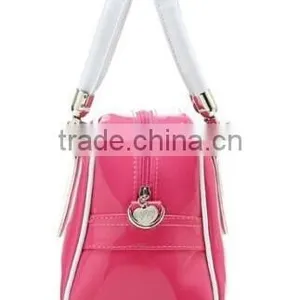 Smooth Leather Bright PU Handbag thumbnail-4