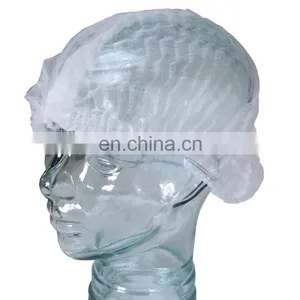 Nonwoven Polypropylene Cleanroom Bouffant Caps Clip Cap 21