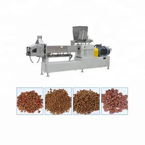 Factory Price High Quality Dry Wet Various Shapes Flavors Dog Food Pellet Making Extruder Machine Food Pet Pellet Feed Processing Line thumbnail-2