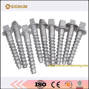 Railroad Screw Spike/Lag Bolt/Sleeper Screw/Track Screw/Rail Spike thumbnail-4