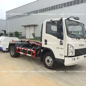 Hook Arm Garbage TruckClean up the Garbage in the Factory Area thumbnail-4