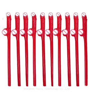 Bachelorette Reusable Willy Straws - Hen Party Funny Drinking Decor Adult Supplies thumbnail-4