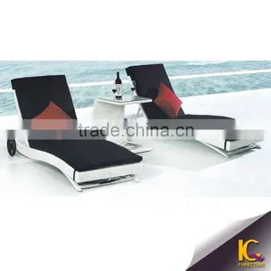 Modern Sun Beach Rattan Lounge Chair/Sun Lounger thumbnail-5