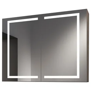 SmartLED Anti-Fog Wall-Mounted Mirror Cabinet With Touch-Sensor for Bathroom Beauty Salon Club Resort Hotel Bluetooth thumbnail-1