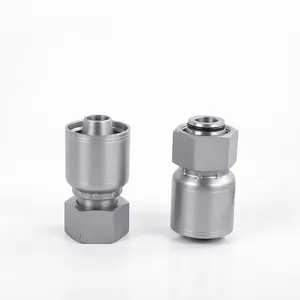 Parker One-Piece Hose Crimp Fittings, Series 43 Crimp Straight Fittings, High-Pressure Hydraulic Tube Crimp Straight Tube Fittings thumbnail-3