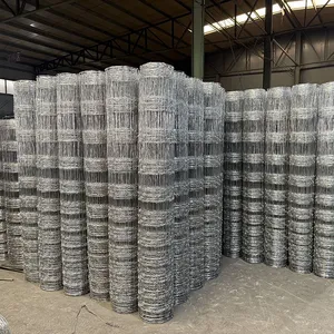 Galvanization Steel Wire Mesh High-tensile Fixed Knot Wire Fence for Animal Containment and Security thumbnail-3