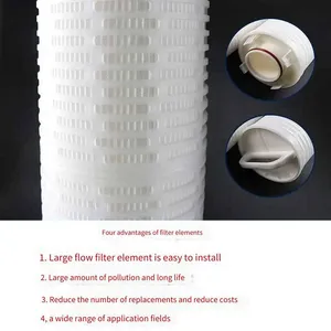 Hfu640uy060j Pall High Flow Cartridge Filter for Security Filtration, Folded Water Filter Element, Jiashuo Environmental Protection thumbnail-1