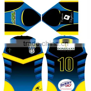 Hot Selling Youth Dye Sublimated Rugby Singlets thumbnail-3