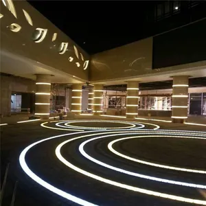Qianyi Stainless Steel Led Warm-color Glowing In-ground Floor Tile Light Strips for Landscape Engineering, Outdoor Decorative Lights Manufacturer thumbnail-4